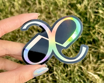 aespa Logo Holographic Sticker/Decal (Weather/Waterproof)