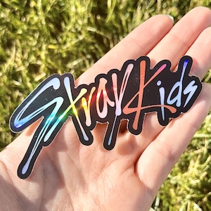 Stray Kids Logo Holographic Sticker/Decal (Weather/Waterproof)