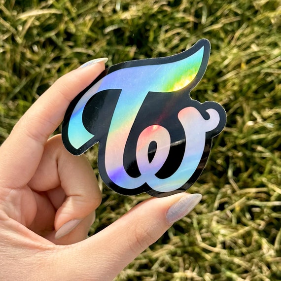 TWICE Logo Holographic Sticker/Decal (Weather/Waterproof)