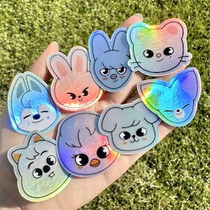 Stray Kids SKZOO Holographic Sticker/Decal (Weather/Waterproof)