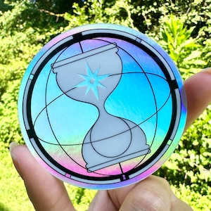 ATEEZ Cromer/Hourglass Holographic Sticker/Decal (Weather/Waterproof)
