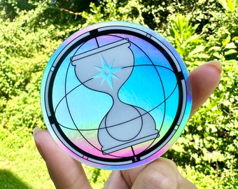 ATEEZ Cromer/Hourglass Holographic Sticker/Decal (Weather/Waterproof)