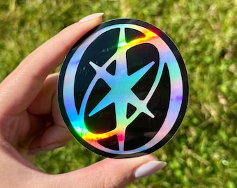 KATSEYE Logo Holographic Sticker/Decal (Weather/Waterproof)