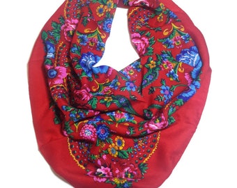 Traditional Polish Folk Head Scarf - Traditional Collection