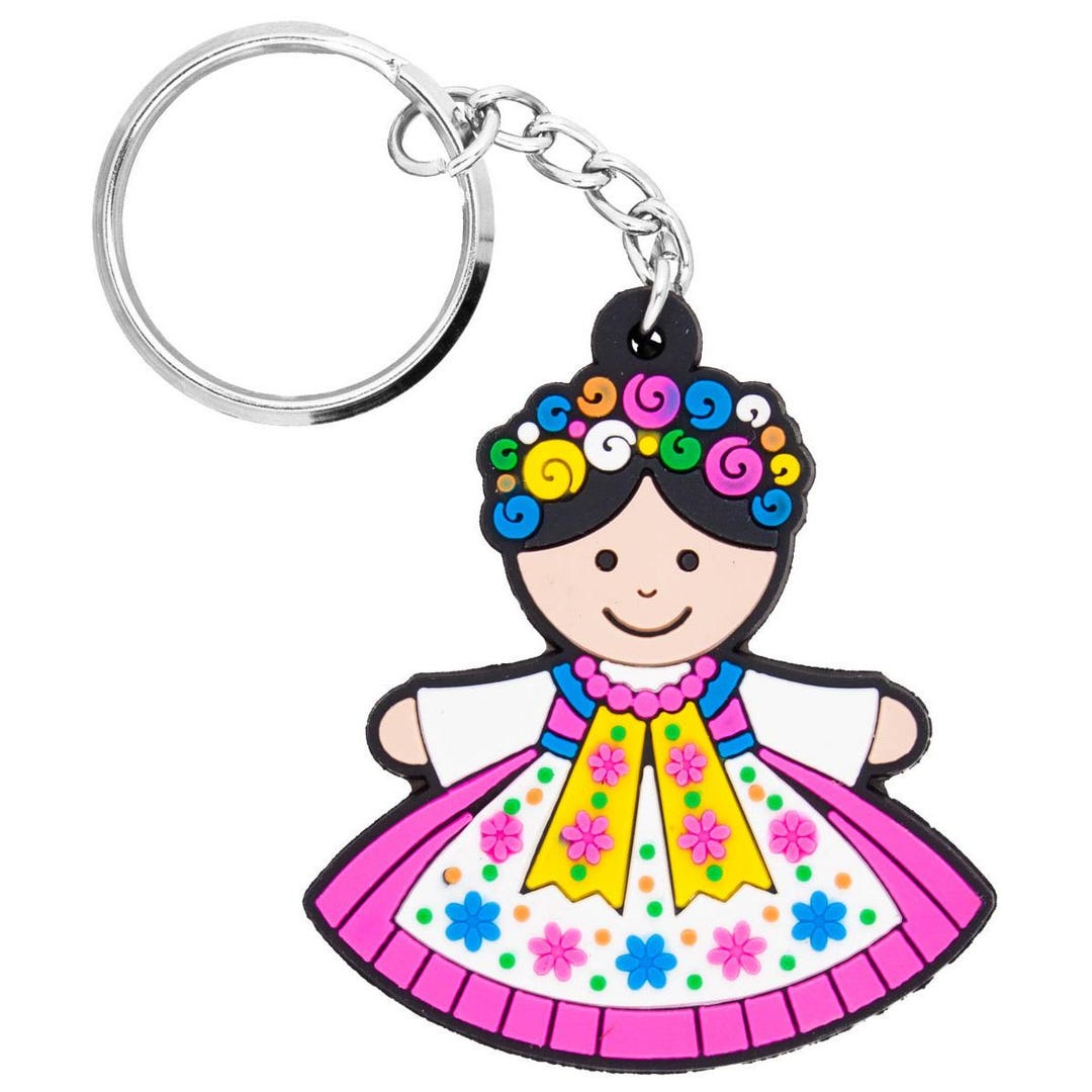 Polish Folk Female/male Flexible Keychain (poland Folk Costumes) - Etsy