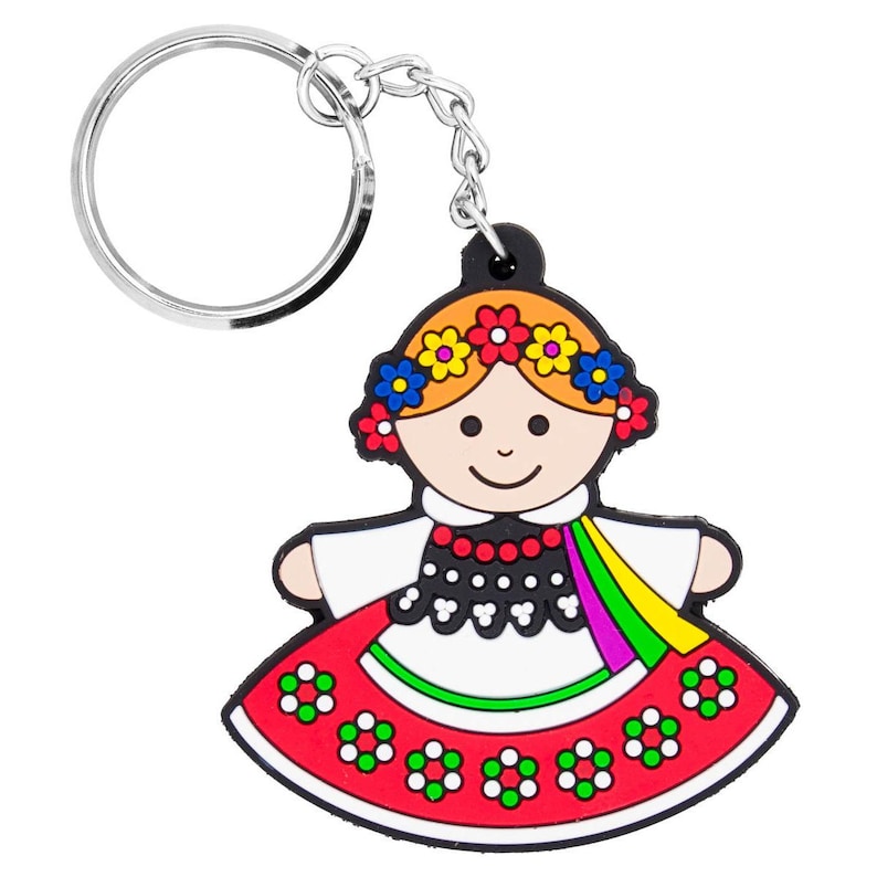 Polish Folk Female/male Flexible Keychain (poland Folk Costumes) - Etsy