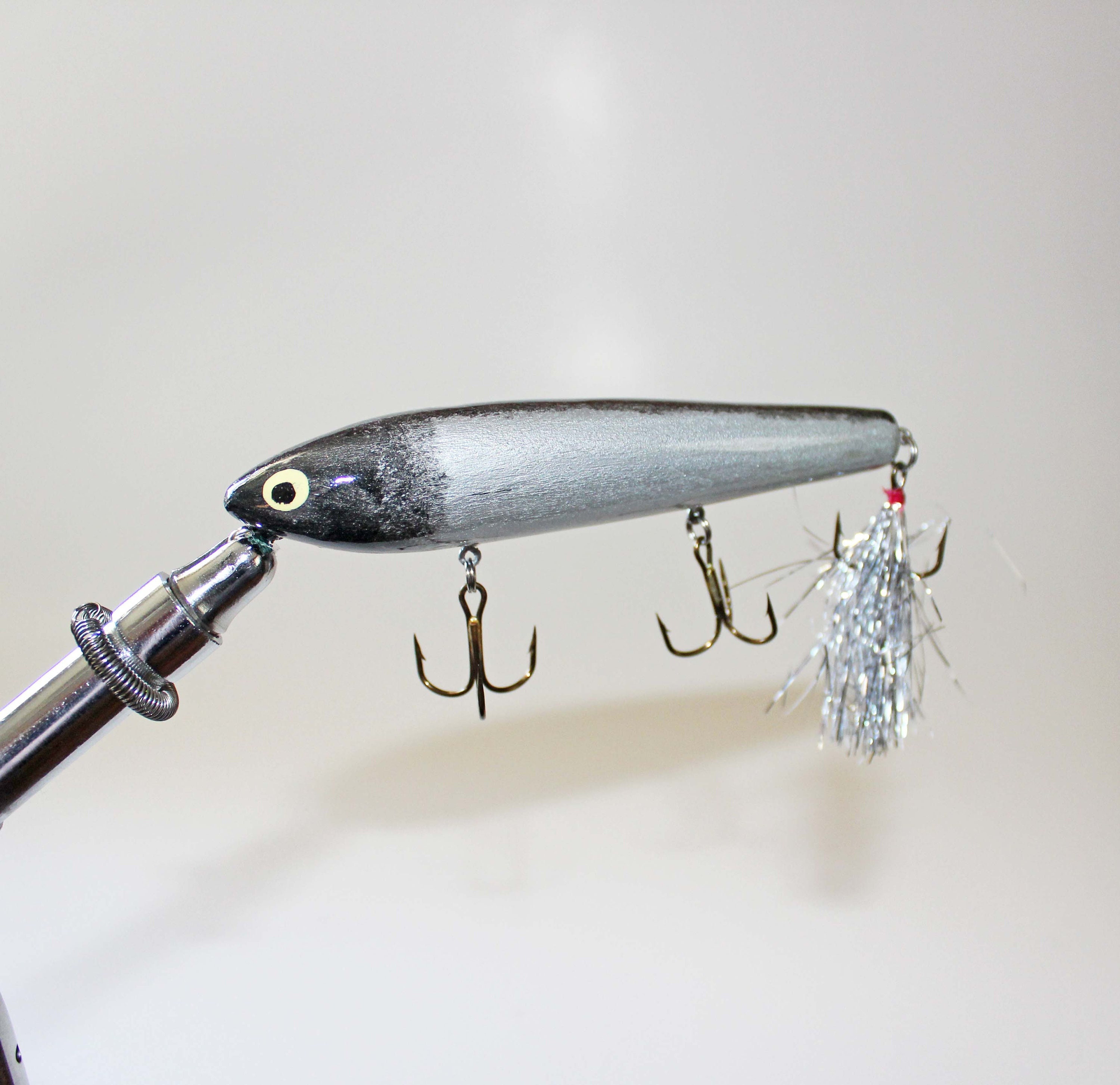 Vintage Hand-turned Bass Fishing Lure 