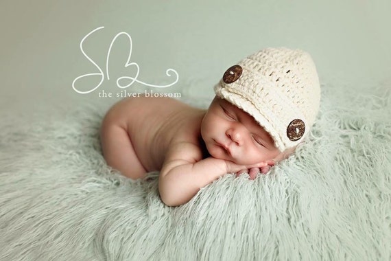 Casquette Gavroche Pour Bebe Crochet Bebe Gavroche Chapeau Etsy
