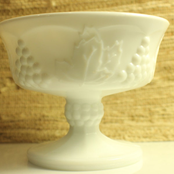 Vintage Milk Glass small candy dish
