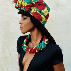 Ankara Headwrap: African Print Hair Scarf