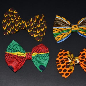 CLIP ON/Unisex Kente Bowtie/Ankara Bowties/African Print Bowtie/African Jewelry