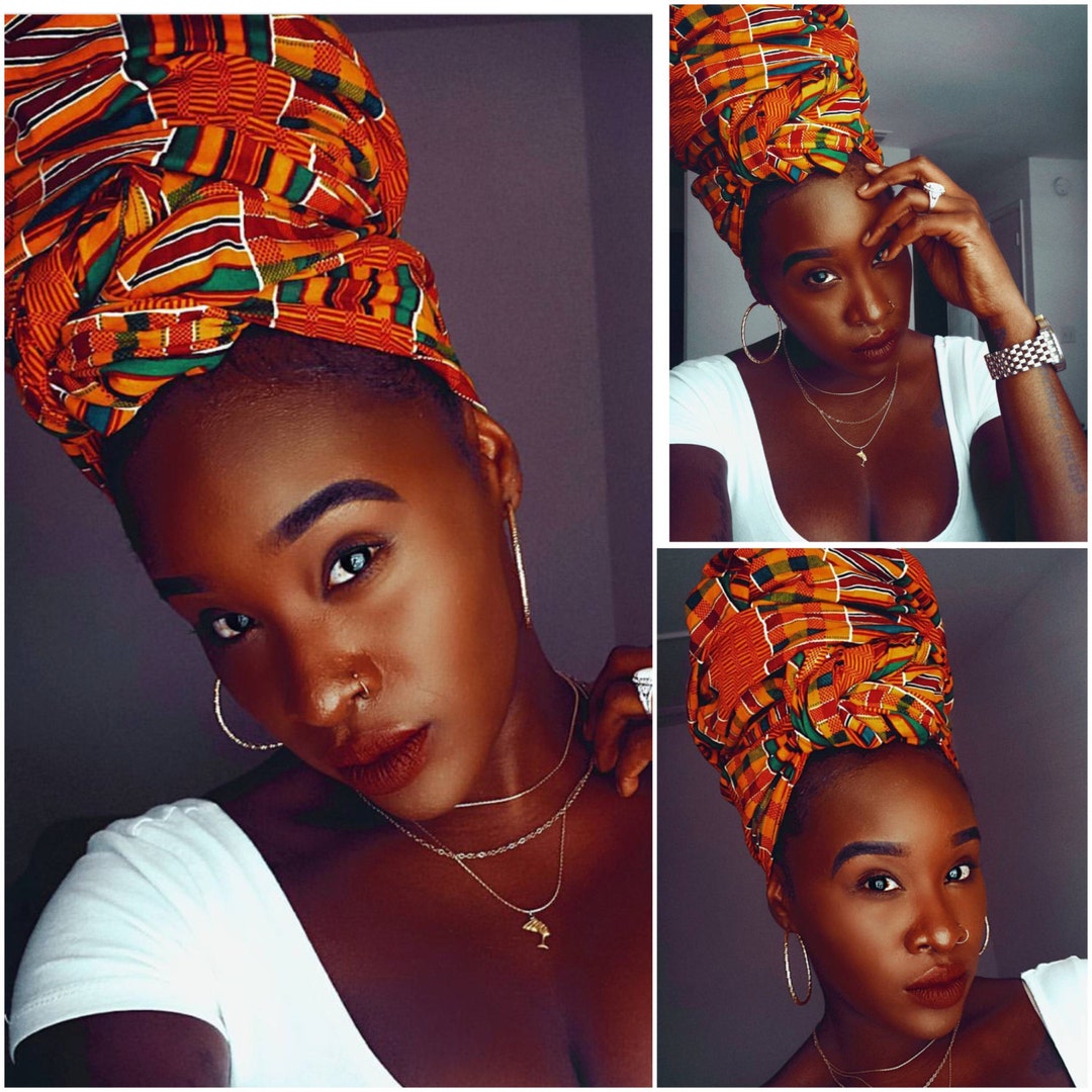 Kente Headwrap, African Print Headwrap, Ankara Fabric, Ankara Print ...