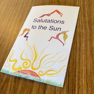 Kids yoga book “ salutations to the Sun”