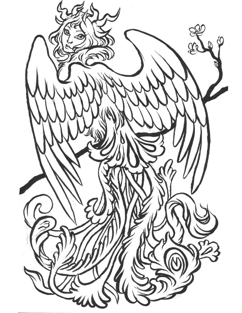 Download Myth Monsters Adult Coloring Book DIGITAL DOWNLOAD 68 Drawings | Etsy