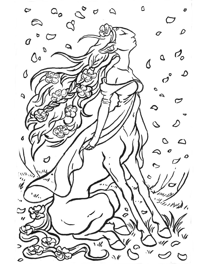 Adult Coloring Pages Myth