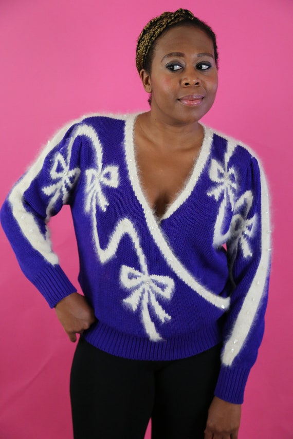 1980s Size Large Christine Sweater 1980s Fashion