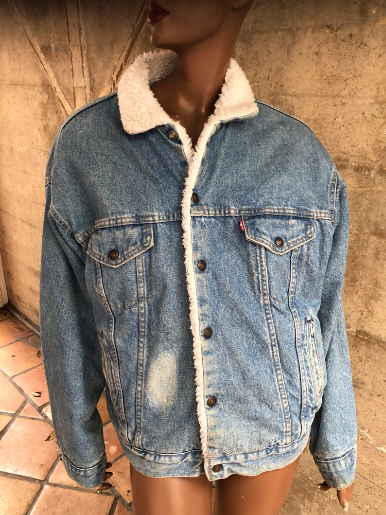 1980s Made in San Francisco Sherpa Jacket