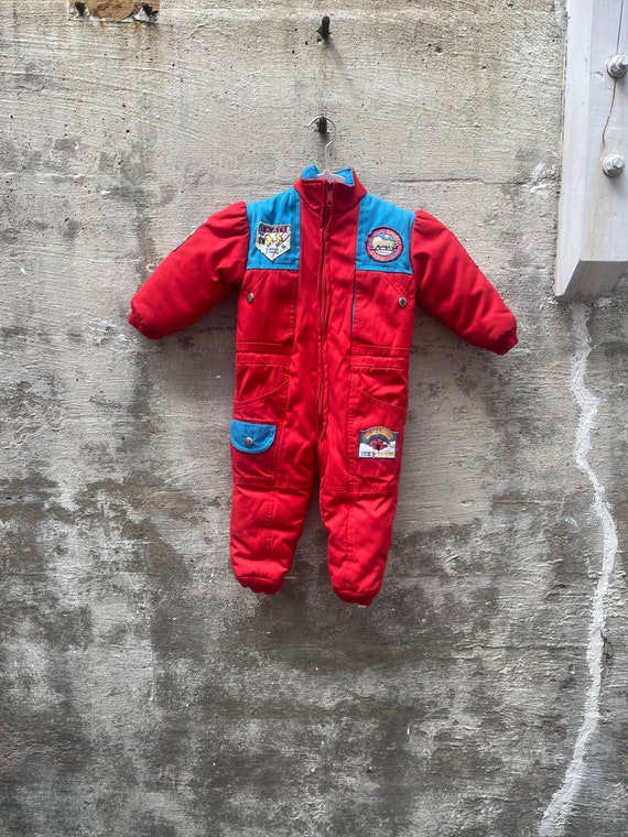 1980s Toddler Ski Suit