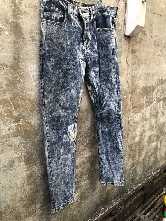 1990s Stonewashed Levi’s Jeans pants Unisex 34x32… - image 1