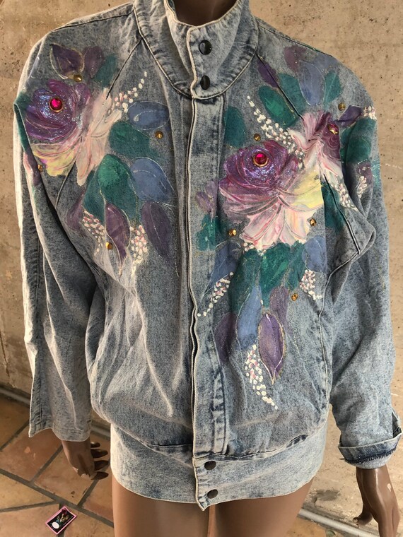 jeweled denim jacket