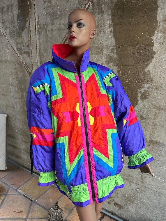 1980s Ski Jacket Retro Ski Jacket Stranger Things 