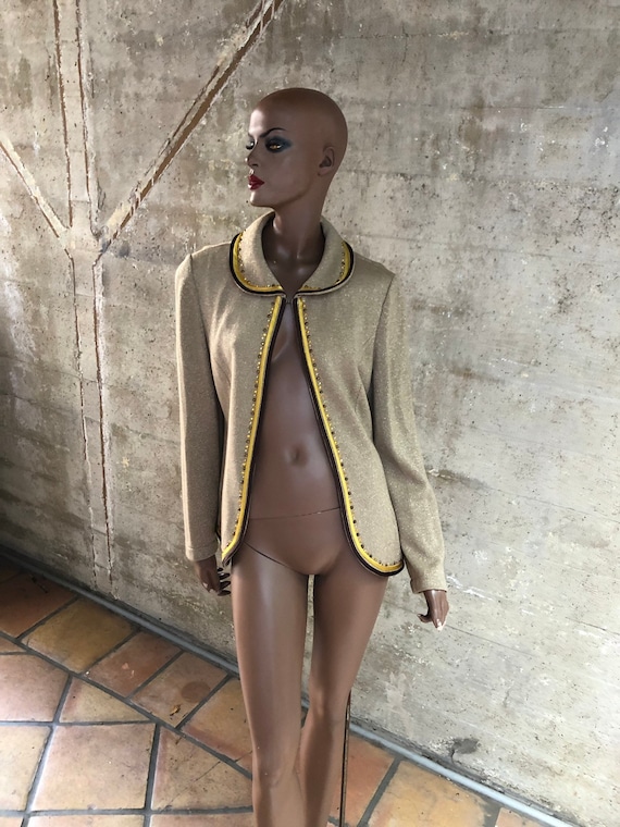 1990s Gold Elite Campaign Outerwear Womens Jacket 