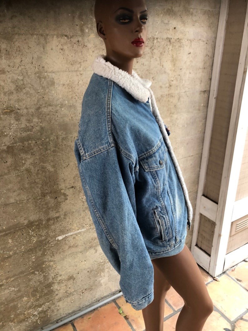 1980s Made in San Francisco Sherpa Jacket