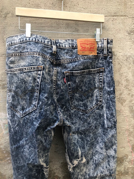 1990s Stonewashed Levi’s Jeans pants Unisex 34x32… - image 5