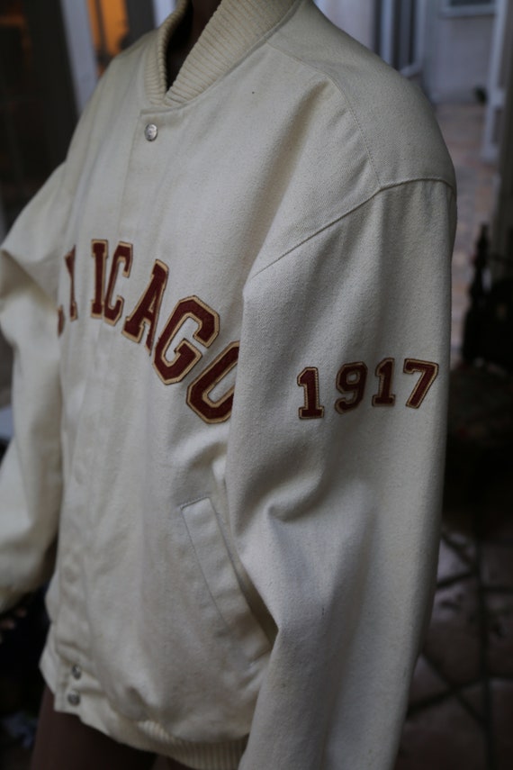1917 1917 1917 professionnel la veste de Baseball blanc Negro Leagues Made in USA des années 80 Remake de Baseball Fan Chicago patché génial Lettermans veste RAD f4706b 1917 1917 1917 professionnel la veste de Baseball blanc Negro Leagues Made in USA des années 80 Remake de Baseball Fan Chicago patché génial Lettermans veste RAD f4706b
