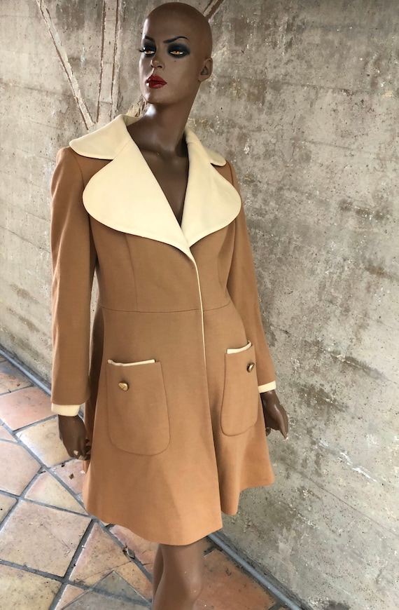 1970s Coat Lilli Ann Knit 70s