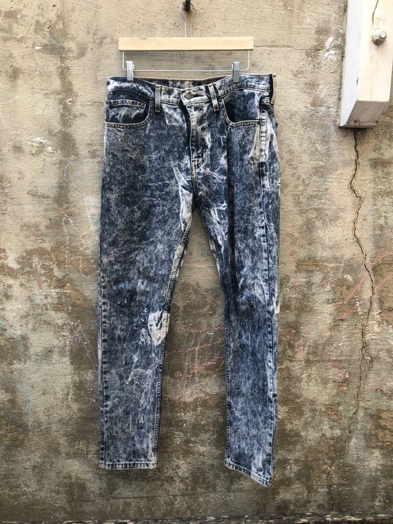 1990s Stonewashed Levi’s Jeans pants Unisex 34x32… - image 3