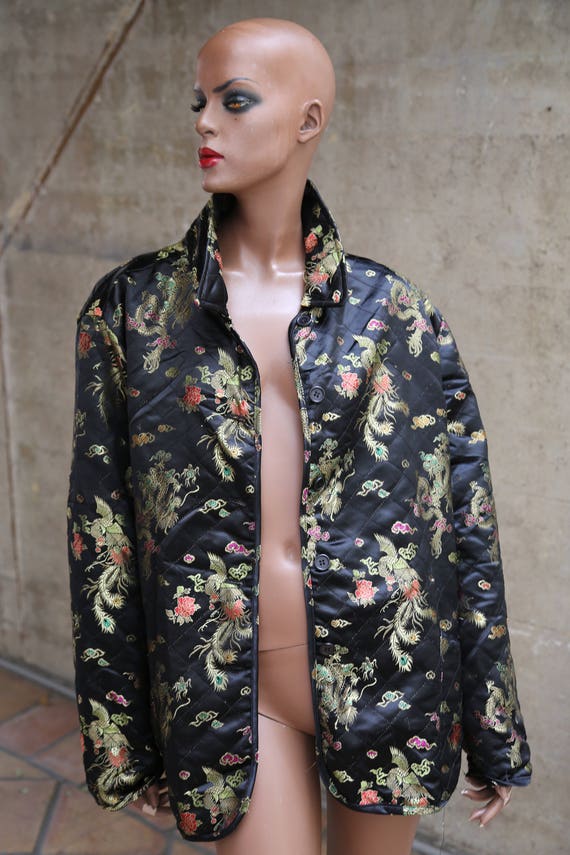 Large Xtra Large Asian Vintage Outerwear Jacket B… - image 2