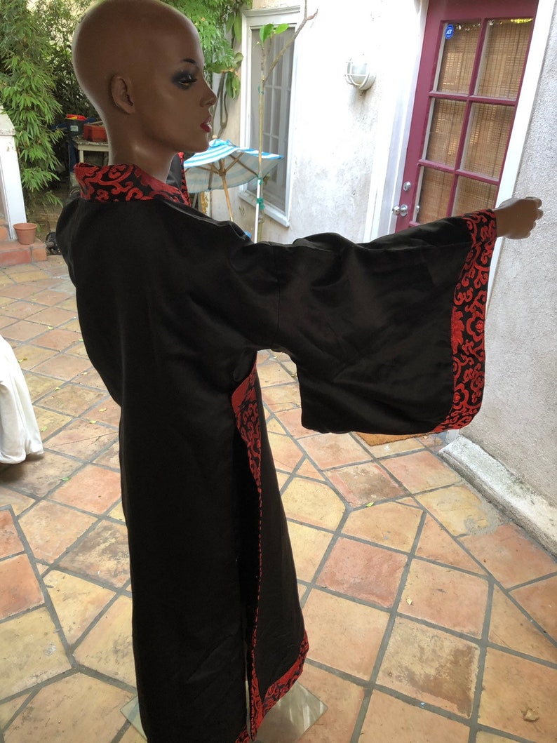 1990s Incredible Kimono Outerwear Womens Ethnic Designer Look Photo Shoot Boho Bohemian Amazing Asian Jacket