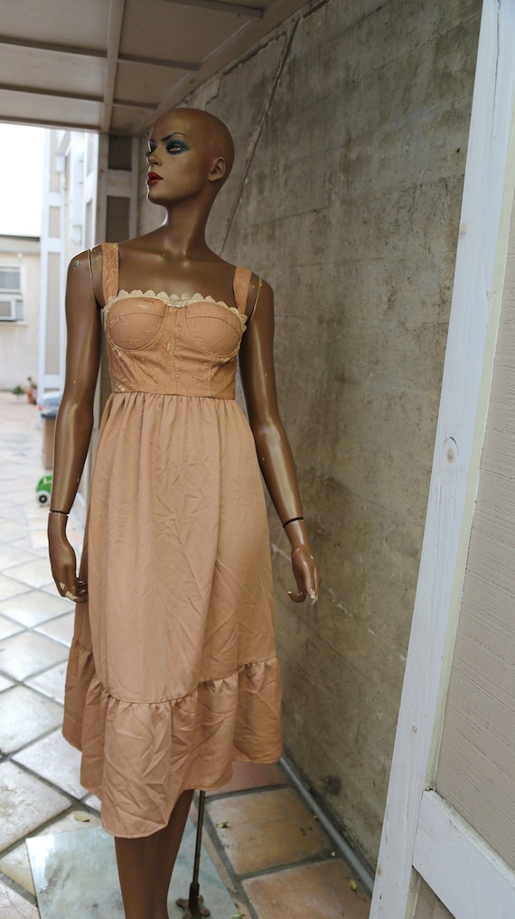 Nude Vintage Romantic Dress