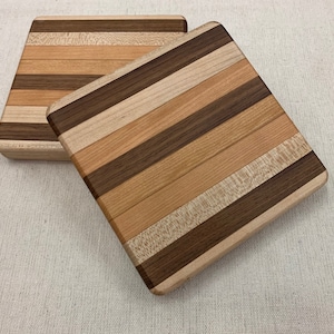 Hardwood Trivets - 7&quot; x 7&quot; x 1&quot;