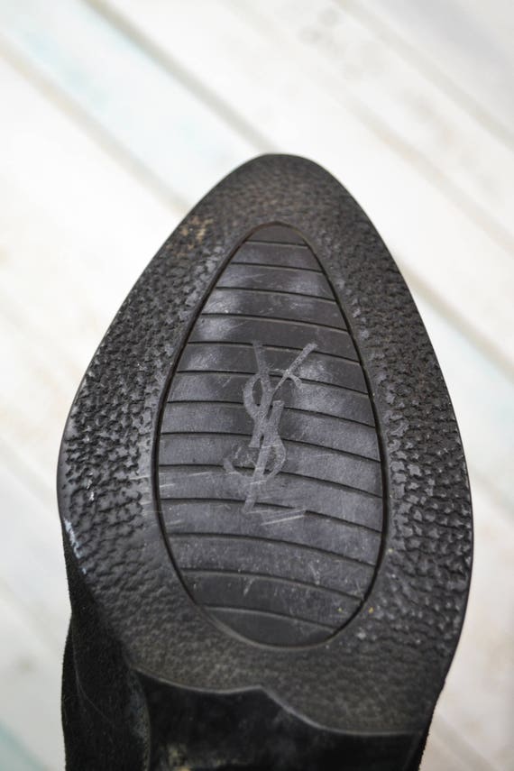 80s vtg YSL boots | Yves Saint Laurent boots | 19… - image 5