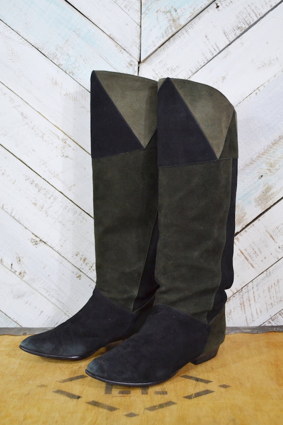80s vtg YSL boots | Yves Saint Laurent boots | 19… - image 2
