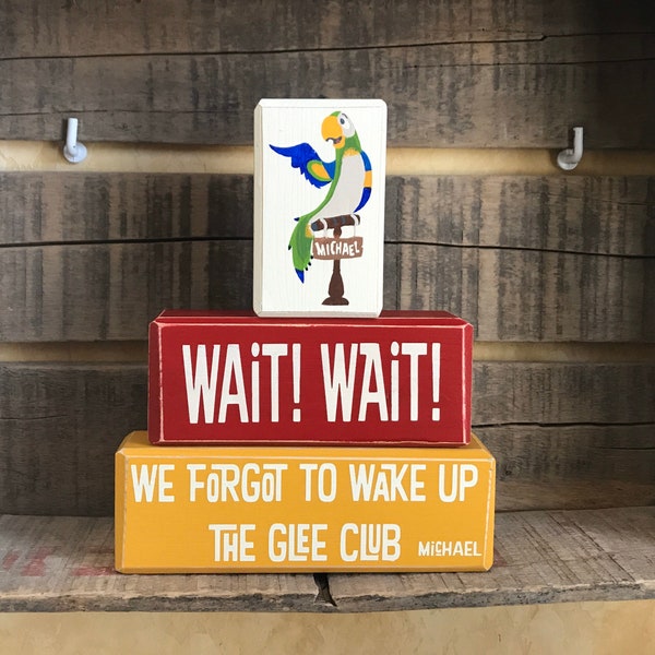 We Forgot To Wake The Glee Club Tiki Room Stacking Blocks | Tiki Room