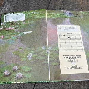 Linnea in Monets Garden/Vintage Hardcover Childrens Book image 4