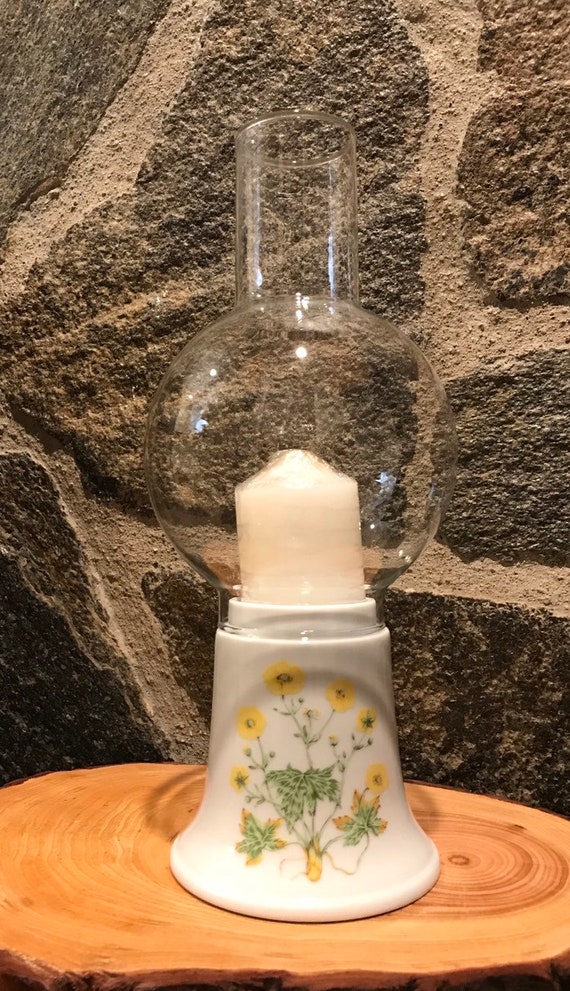 Vintage Hurricane Candle Holder Etsy