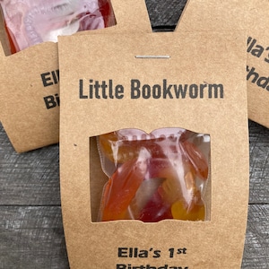 20 Little Bookworm Favors