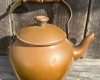 Vintage Small Metal Teapot