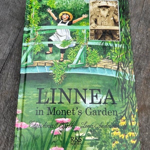 Linnea in Monets Garden/Vintage Hardcover Childrens Book image 1