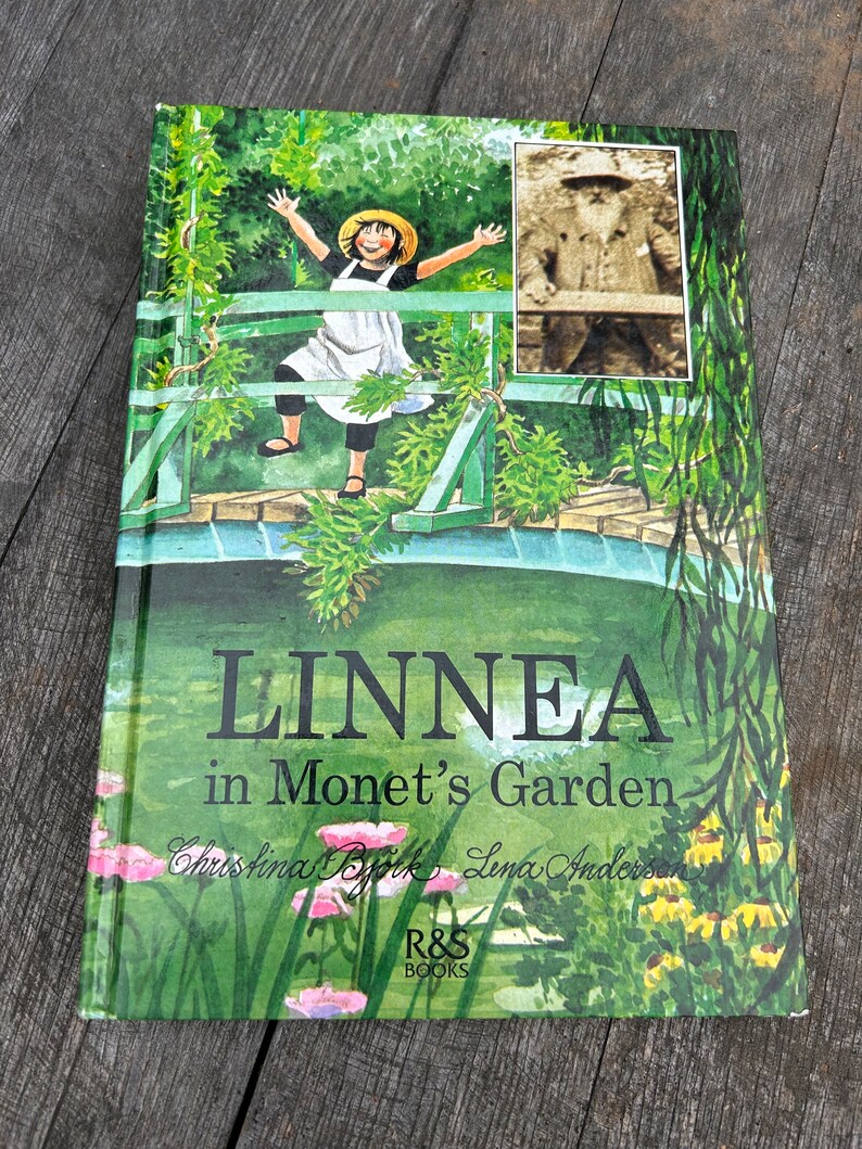 Linnea in Monets Garden/Vintage Hardcover Childrens Book image 1