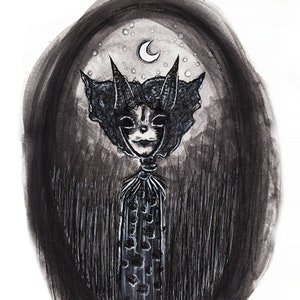 Demon Prince (Fine Art Print of an Original Illustration by Paige Ovanisian)