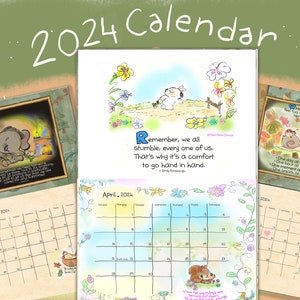 CALENDAR USA and Canada orders ONLY, Sketches in Stillness 2024 image 2