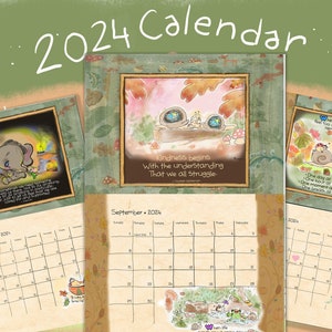 CALENDAR USA and Canada orders ONLY, Sketches in Stillness 2024 image 6