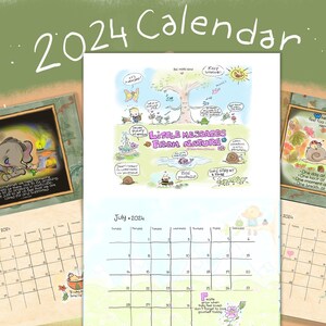CALENDAR USA and Canada orders ONLY, Sketches in Stillness 2024 image 3