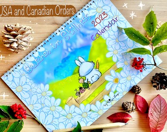 CALENDAR USA and Canada orders ONLY,  Sketches in Stillness 2023