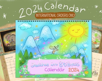 CALENDAR International orders ONLY, Sketches In Stillness 2024